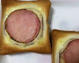 簡単乗っけるだけハムチーズトースト作り方4写真