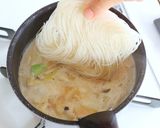 野菜たっぷり！豆乳汁ビーフン作り方7写真