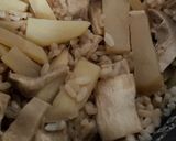 唐揚げ風!?エリンギの炊き込みご飯作り方1写真