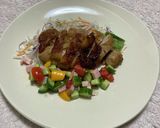 マカパウダーで下味した照り焼きチキン作り方7写真