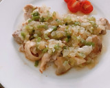 鶏肉で、玉ねぎと長ネギのねぎネギ塩ダレ♪作り方5写真