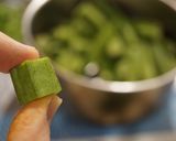 オクラベッサンサブジ作り方1写真