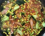 冷凍野菜で☆トマト缶煮込み作り方5写真