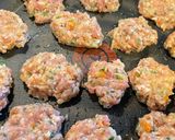 簡単！野菜たっぷりつくね作り方4写真
