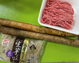 ごぼうとひき肉と糸こんにゃく炒め作り方1写真