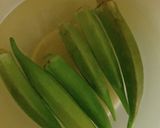 ごま油香る〜オクラの塩昆布和え♪作り方2写真