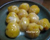 *かぼちゃ白玉deあずきのせ*作り方5写真
