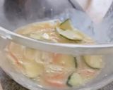 レンジで2分!カニカマのオープンオムレツ作り方3写真