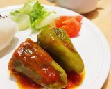 嫌いも克服♡丸ごとピーマンの肉詰め作り方8写真