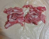 レンジで簡単！豚薄切りロースの生姜焼き作り方1写真