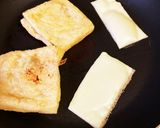 簡単！パリパリ チーズ納豆巾着作り方5写真
