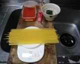喫茶店風簡単ペペロンチーノイクラ乗せ作り方1写真
