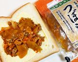 今朝の4w1hサンド「豚キムチ」作り方2写真