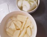 ワインに合う♪コク旨じゃがいも牛肉炒め作り方1写真