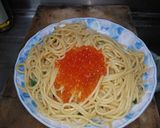 喫茶店風簡単ペペロンチーノイクラ乗せ作り方5写真