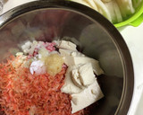干しエビ風味☆れんこんはさみ揚げ作り方1写真
