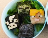 パパ奮闘キャラ弁 □マイクラ□作り方9写真