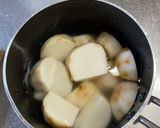 秋はのんびり、里芋味噌田楽作り方3写真