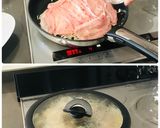 速攻☆豚肉ともやしのフライパン蒸し作り方2写真
