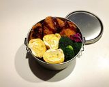 のっけ弁当2022.10.06豚カツ弁当作り方1写真