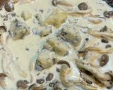 ゴルゴンゾーラに平茸のパスタ作り方4写真