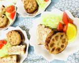 干しエビ風味☆れんこんはさみ揚げ作り方5写真
