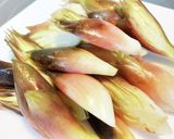 ミョウガ鶏モモしらたき煮作り方1写真