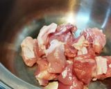 ミョウガ鶏モモしらたき煮作り方3写真