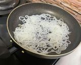 低糖質!白滝ツナしめじの梅しそパスタ風作り方2写真