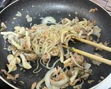 低糖質!白滝ツナしめじの梅しそパスタ風作り方5写真