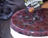 葡萄のレアチーズケーキ*ハロウィンにも♡作り方38写真