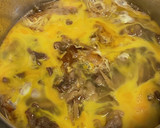 丼つゆで！ごぼうと牛肉の煮物★柳川風　作り方6写真
