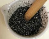 黒猫ちゃん☆じゃが餅黒ゴマ醤油バター作り方2写真