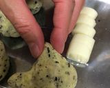 黒猫ちゃん☆じゃが餅黒ゴマ醤油バター作り方8写真