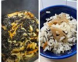 簡単マヨカツ☆レンコン入りひじきご飯弁当作り方3写真