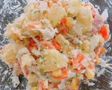 しらすと柚子胡椒のポテトサラダ作り方5写真