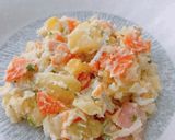 しらすと柚子胡椒のポテトサラダ作り方6写真