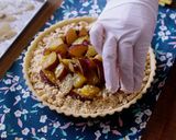 シナモンとさつまいもの焼き込みタルト作り方36写真