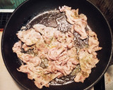 簡単☆なすと豚肉のハーブバター炒め作り方1写真