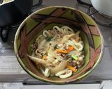 冷凍牛丼の素で簡単肉うどん作り方6写真