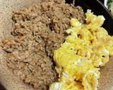 節約かさまし!しっとりえのき鶏そぼろ作り方8写真