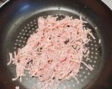 豚ひき肉とゴーヤ、青梗菜のカレー風味作り方2写真