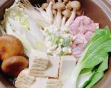 うどんスープとごま油香る豆腐で、鶏鍋♪作り方5写真