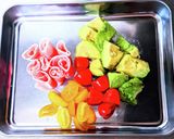 生ハムサラダボウルごはん作り方1写真