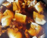 鶏肉の親子肉どうふ作り方5写真