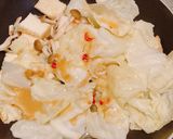 厚揚げとキャベツのにんにく味噌バター炒め作り方4写真