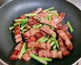 厚切りベーコンとアスパラの炒めもの☆作り方7写真