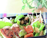 “丸ごとピーマン皿しめじゴマ昆布煮和え”作り方3写真