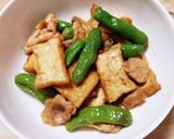 ししとうと厚揚げ、豚肉の照り焼き作り方8写真