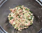 簡単☆お手軽餃子の具丼♩作り方4写真